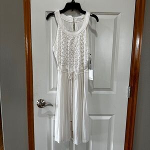 Calvin Klein white sundress NWT size 12
